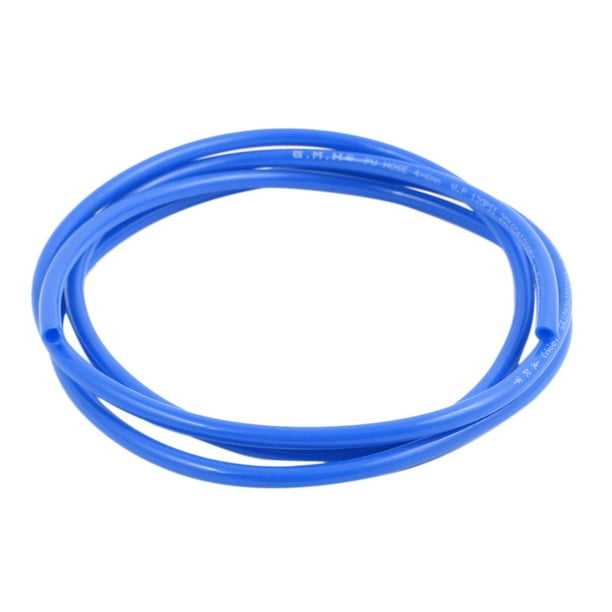 URBEST 6mm x 4mm 10 Meter Pneumatic Air PU Hose Pipe Tube Clear Blue for Push Type Quick Fittings 